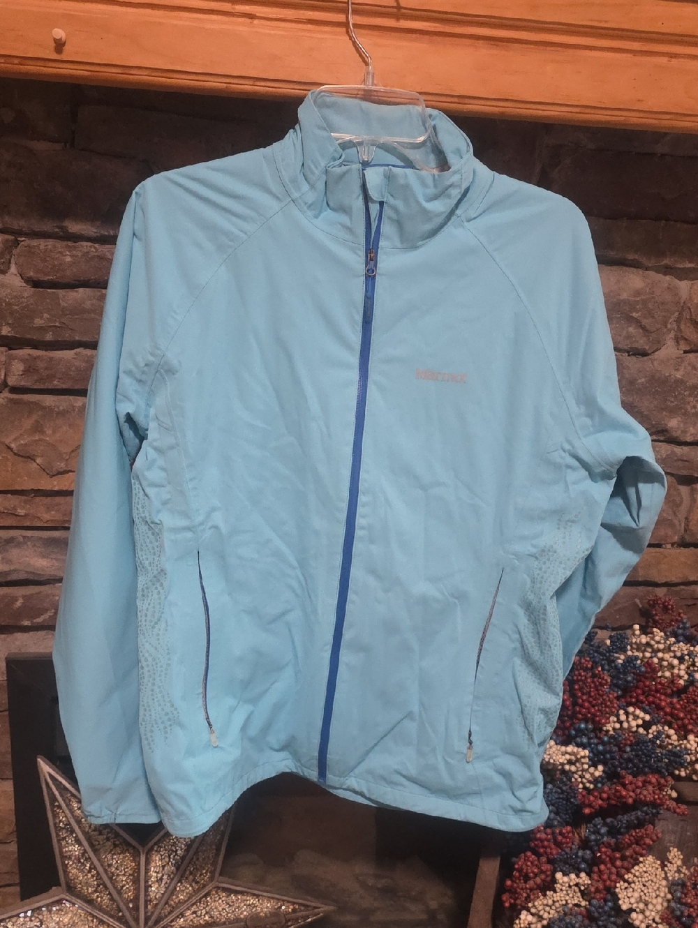 Marmot Thin Zip Up Nylon Jacket Sz L